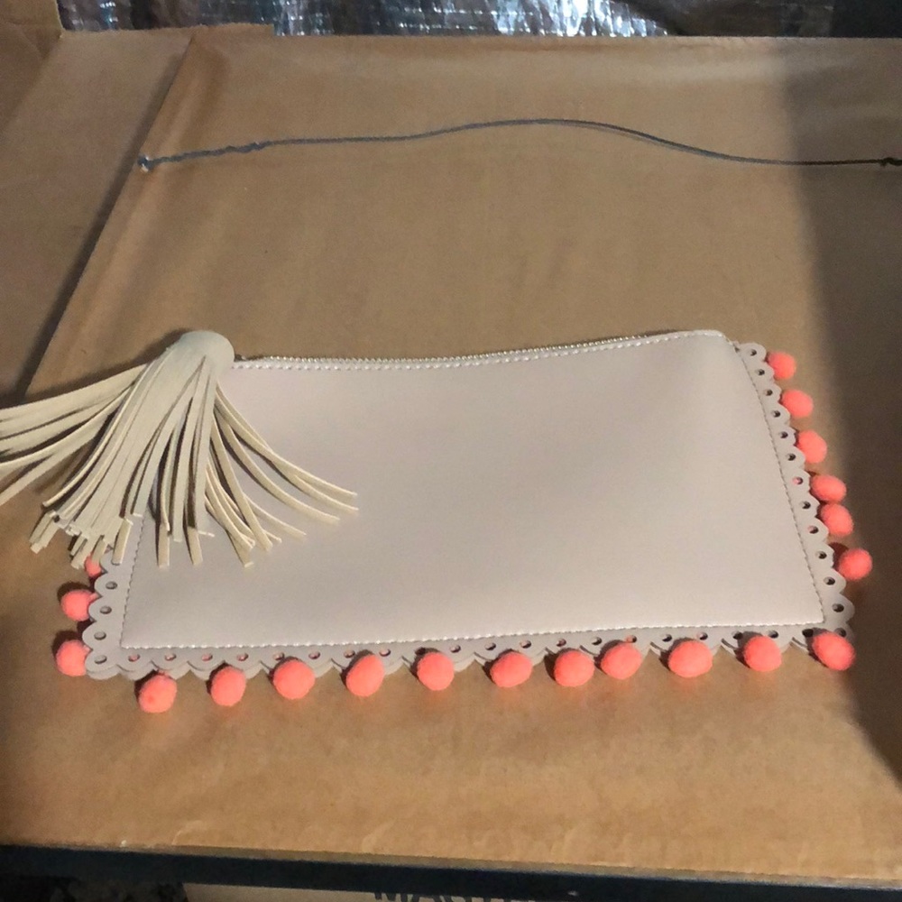 Shiraleah clutch with dust bag never used
